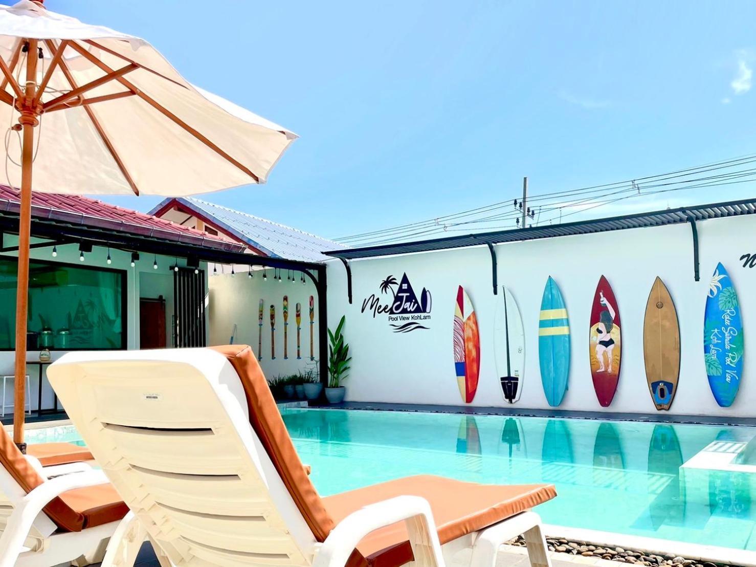 มีใจ พูลวิว เกาะล้าน Meejai Pool View Kohlarn酒店 外观 照片